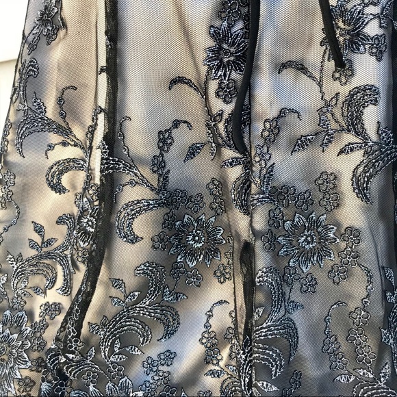 Black and Silver Formal Dress - Picture 3 of 3